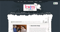 Desktop Screenshot of irwins-study.com