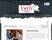 Tablet Screenshot of irwins-study.com